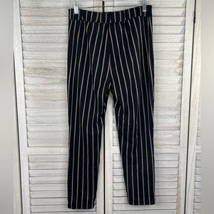 WILD FABLE Stretchy Casual Pants Black w Red/White Stripes-Medium